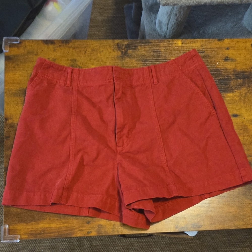 NWOT High Waisted Red Shorts